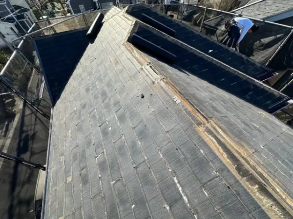 屋根カバー_外壁塗装_船橋市_屋根板金撤去