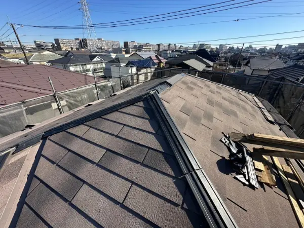 松戸市S様_貫板交換工事 施工中3