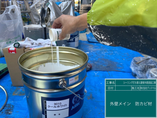 浦安市I様邸_外壁防カビ